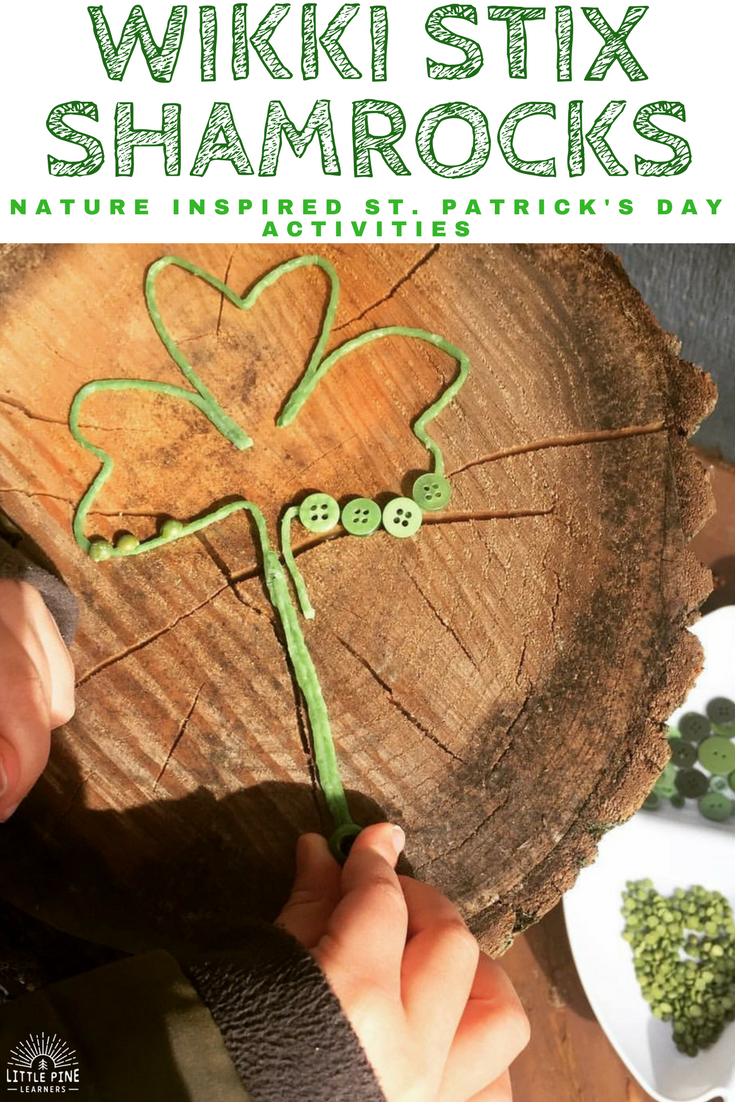 If you are looking for creative St. Patrick's Day activities, look no further. Here are four nature inspired St. Patrick's Day activities to try!  