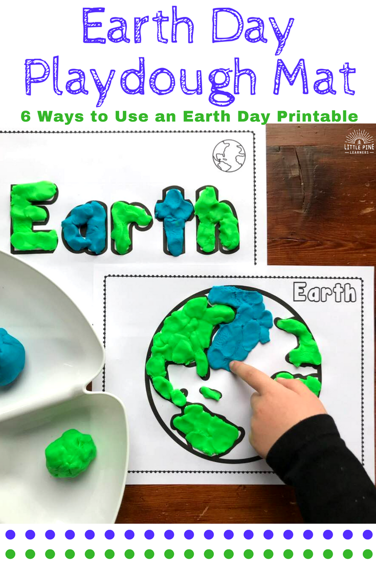 Looking for fun ways to use an Earth Day printable? Here are 6 simple and creative ways to decorate the Earth this spring!