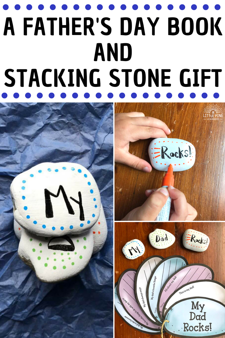 My Dad Rocks! is a unique book your students can make for their dad, uncle, or grandpa. This book makes a great Father’s Day gift or birthday present! Just cut out the rock shapes, have your students fill out the questionnaires, and staple or tie the pages together with string. If your students are too young to write, you can record their answers for them! Try adding the My Dad Rocks stacking stone craft to make the gift extra special!