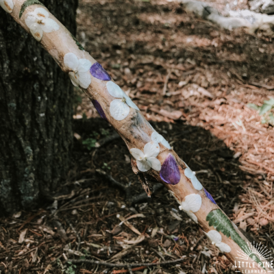How to Make a Flower Hiking Stick