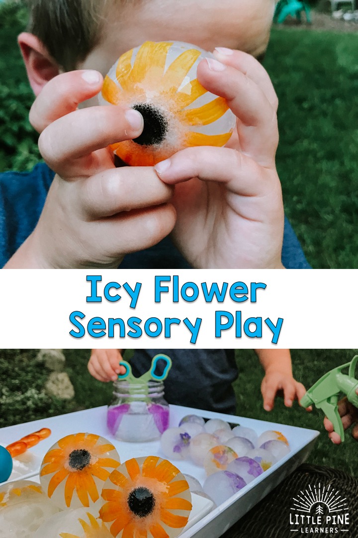 Ice sensory play!