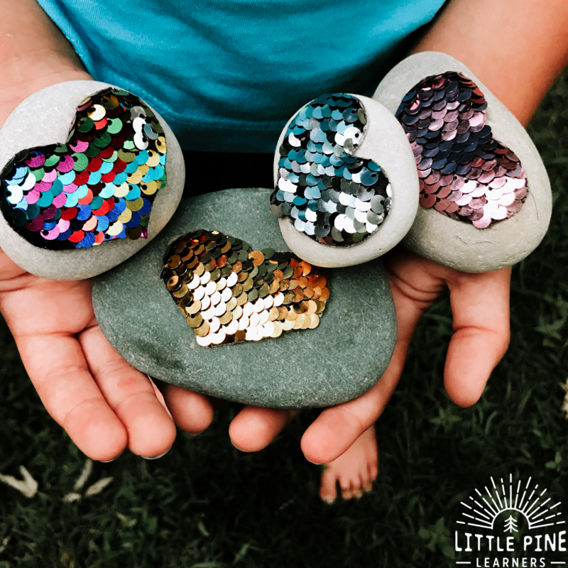  Valentine stone crafts for kids!