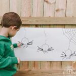 Here is a simple spider anatomy activity that's easy to set up and can be enjoyed over and over again. This activity is perfect for Halloween or general spider study. The legs and googly eyes stick to the paper, making this an irresistible activity for kids of all ages. 