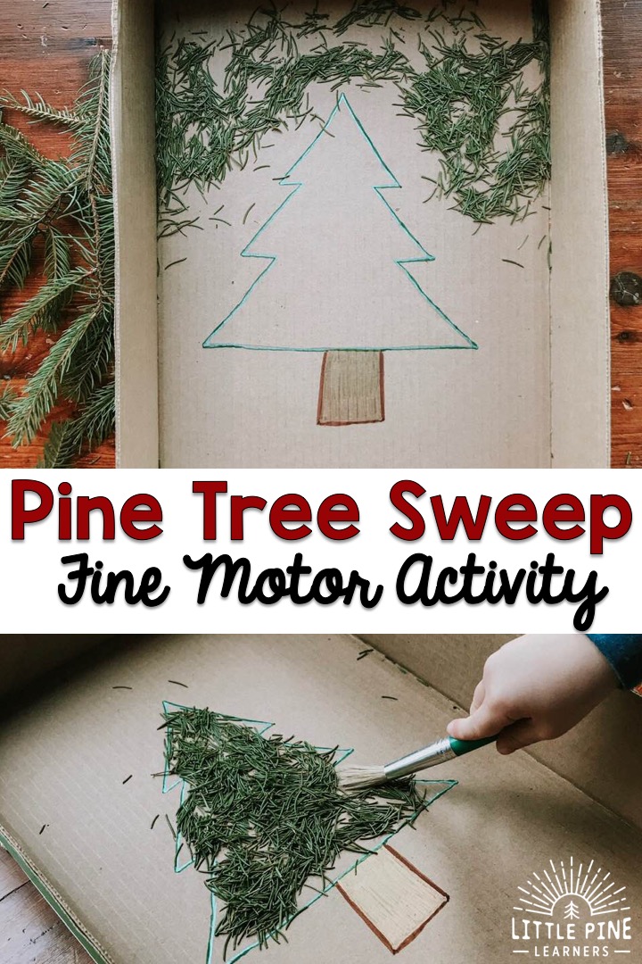 Here is a eco-friendly fine motor activity to try this winter! With just a few simple supplies, children can work on hand-eye coordination, pencil grip and other important fine motor skills. This sensory activity is easy to make and a fun way to get children ready for prewriting skills. 