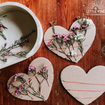 A Heart Nature Weaving Craft to Try Today