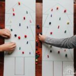 Here is a fun Christmas tree activity that's perfect for working on color recognition and fine motor skills.