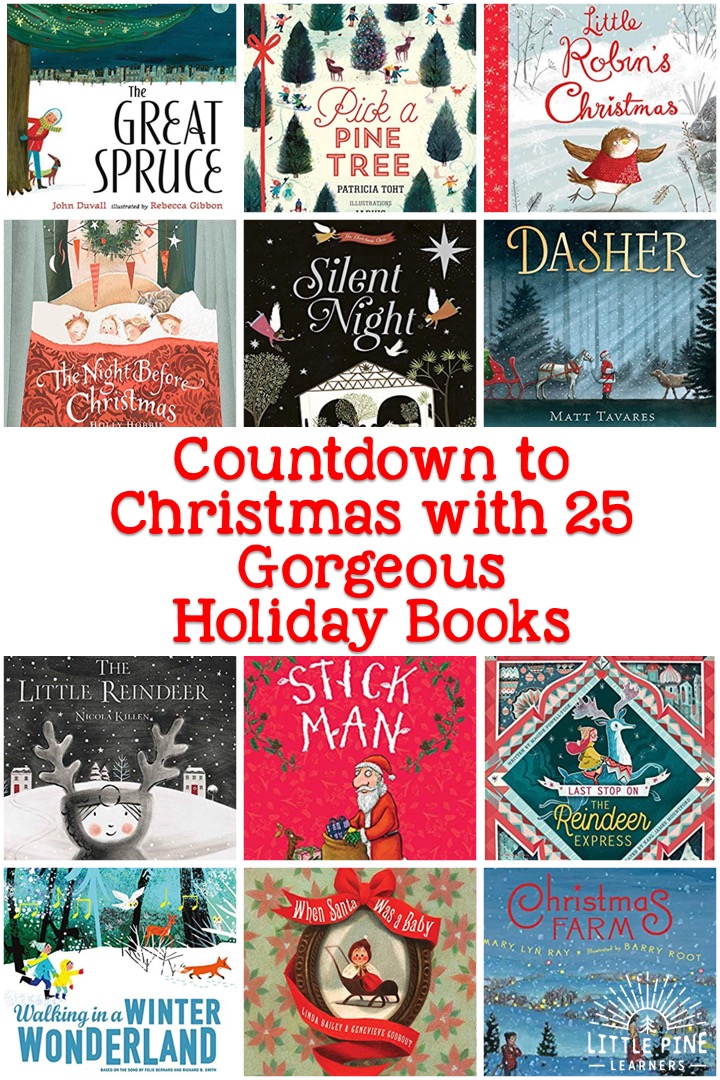 Counting down to Christmas can be magical with these 25 gorgeous Christmas books for children! This holiday tradition tightens the family bond during this busy time of year, giving everyone some time to pause and connect with each other in a special way. Read on to see my list of books along with an eco-friendly idea for revealing your daily books. 