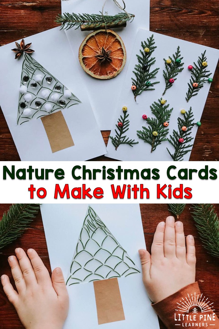 DIY nature Christmas cards!