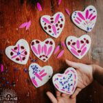 Try making this simple and gorgeous nature valentine keepsake! It's easy enough for a preschooler, yet older kids will love making this nature craft as well.