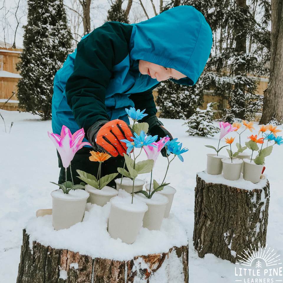 A way to play outdoors in winter and have fun in the snow!