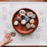 Try making beginning sound stones today! They are a versatile early literacy learning tool and so fun to use. Kids will love matching up the pictures on the beginning sound stone to the letter outline and get a great sense of satisfaction when they see their completed work.
