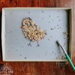 Here is a great activity that's fun for any season and perfect for little bird lovers! This activity will give children the opportunity to work on hand-eye coordination, pencil grip, and other fine motor skills. You just need a few supplies and you are ready to set up this adorable preschool invitation. 