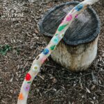 Stunning Pressed Flower Hiking Stick