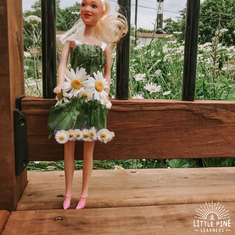 Nature Barbie outfits!