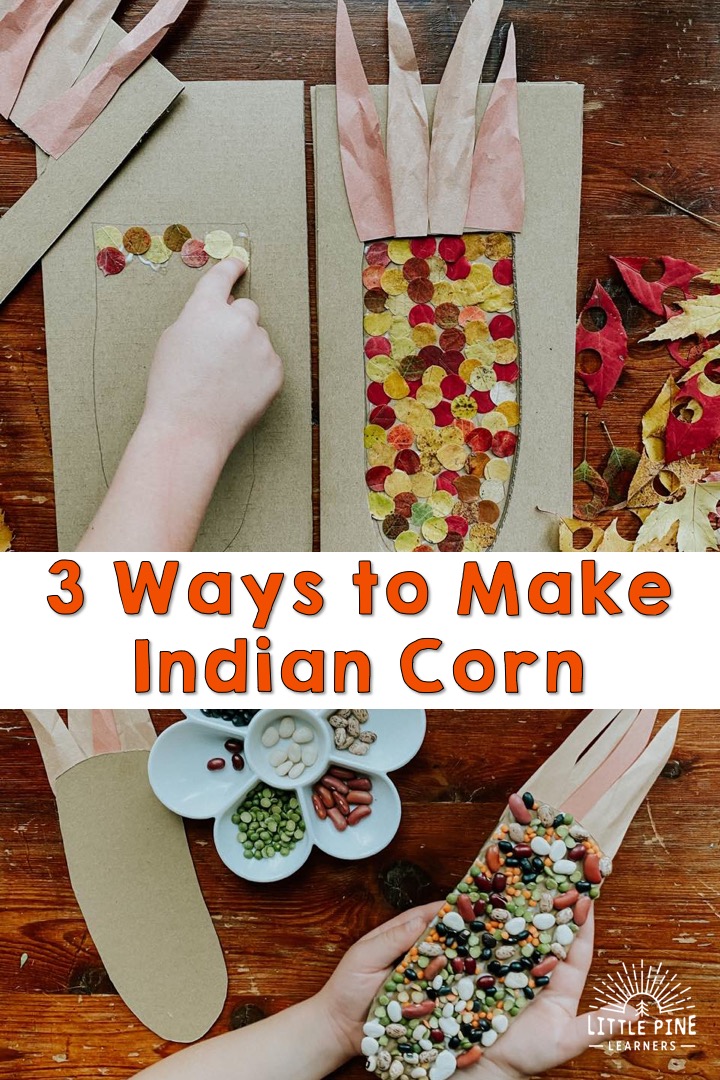 Indian corn crafts for kids!