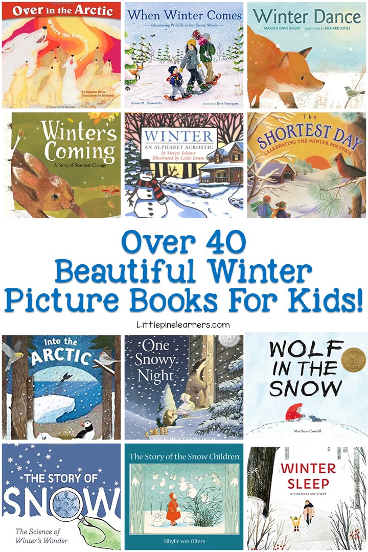 40+ Winter Picture Books for Kids • Little Pine Learners