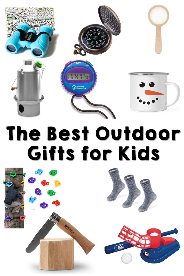 Check out this long list of 30+ outdoor gifts for nature loving kids. Here you will find the perfect gifts for birthdays, Christmas, or just for fun!