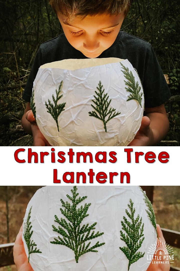 A beautiful DIY Christmas lantern!
