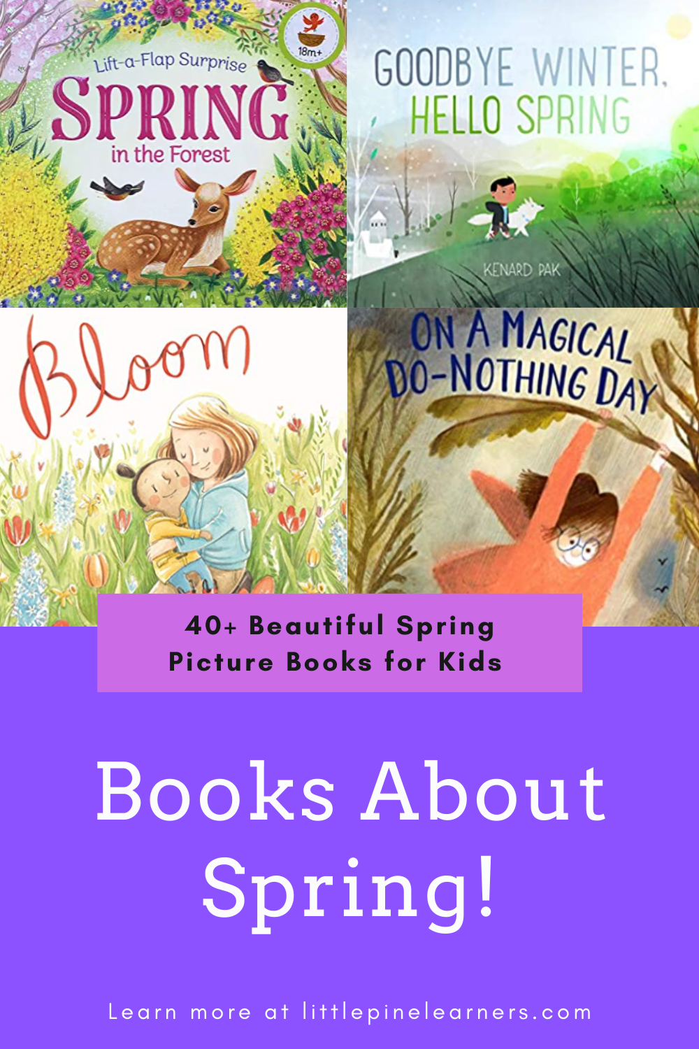 Check out 40+ nature-inspired spring books for kids right here in one spot!