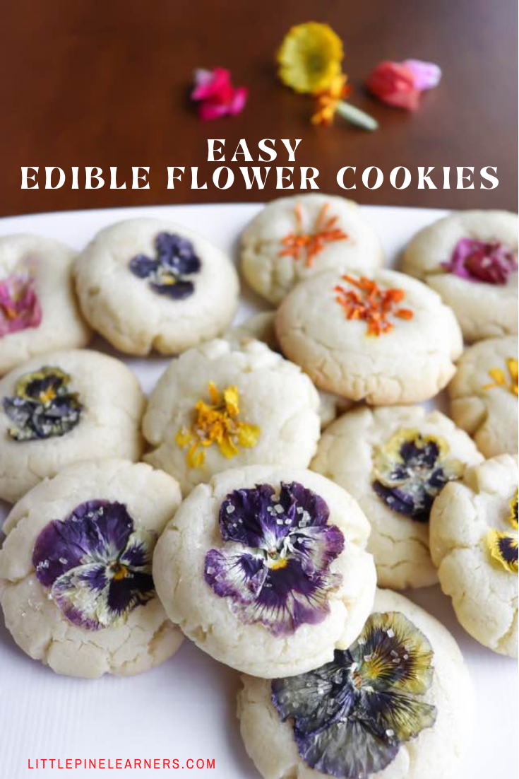 Super Simple edible flower cookies