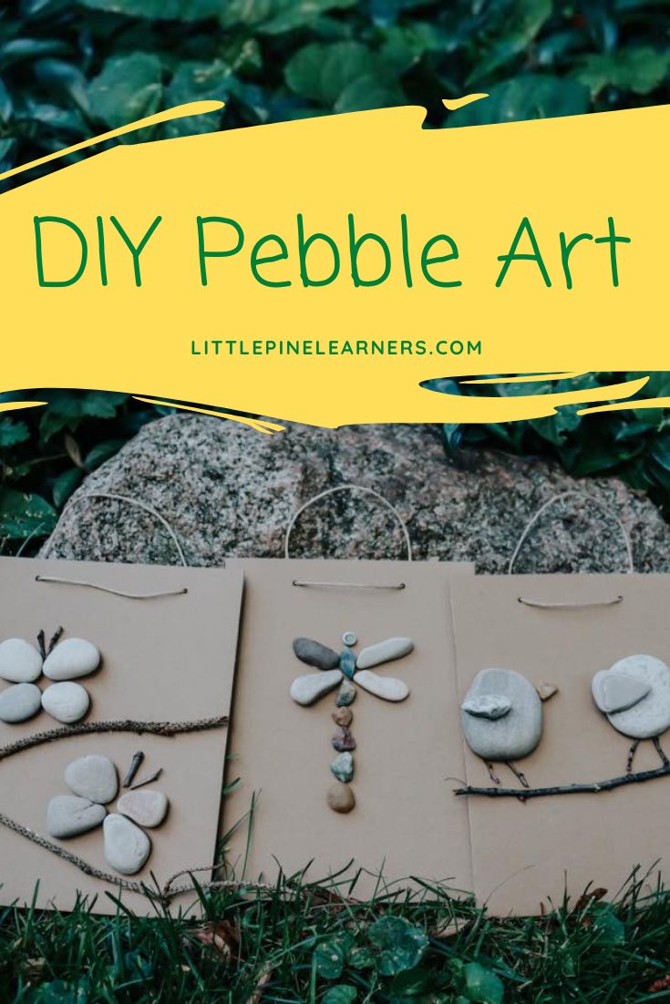 Try this DIY pebble art project today! It's fun for people of all ages and is completely customizable and a unique gift or decoration idea. 