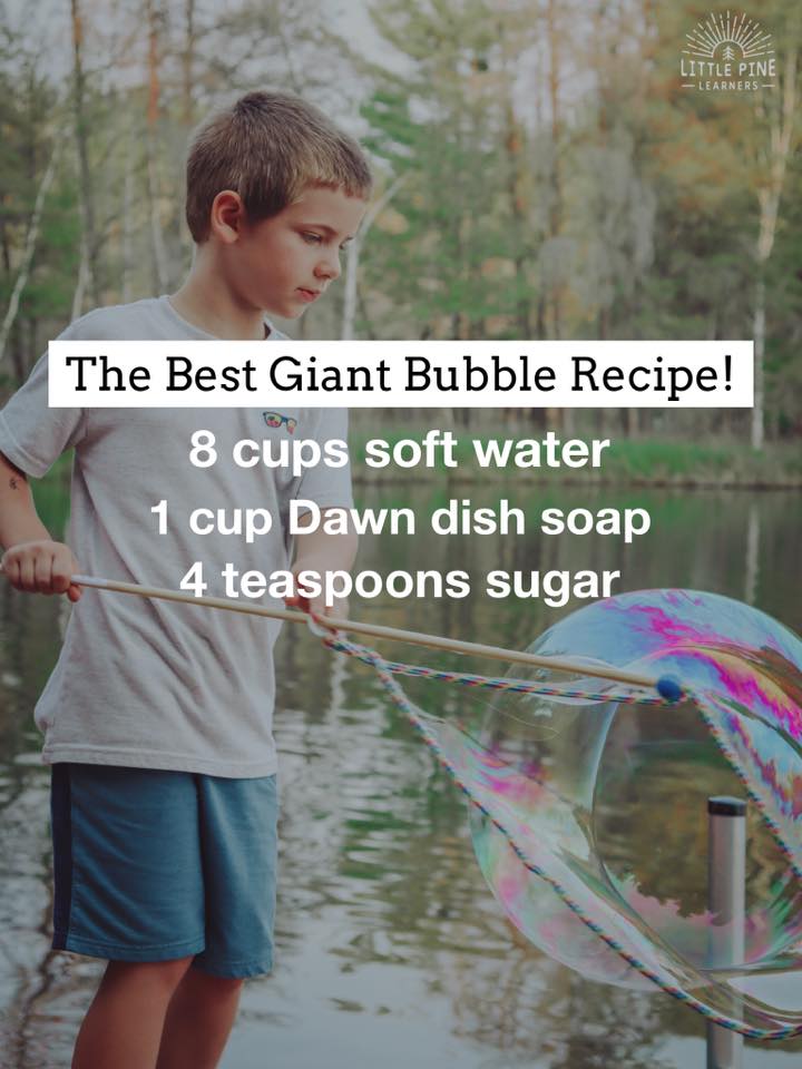 Make gorgeous giant bubbles!