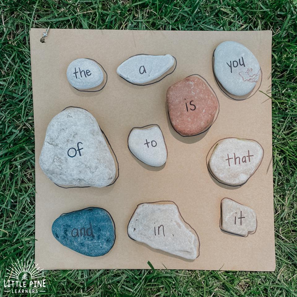 Stone literacy game