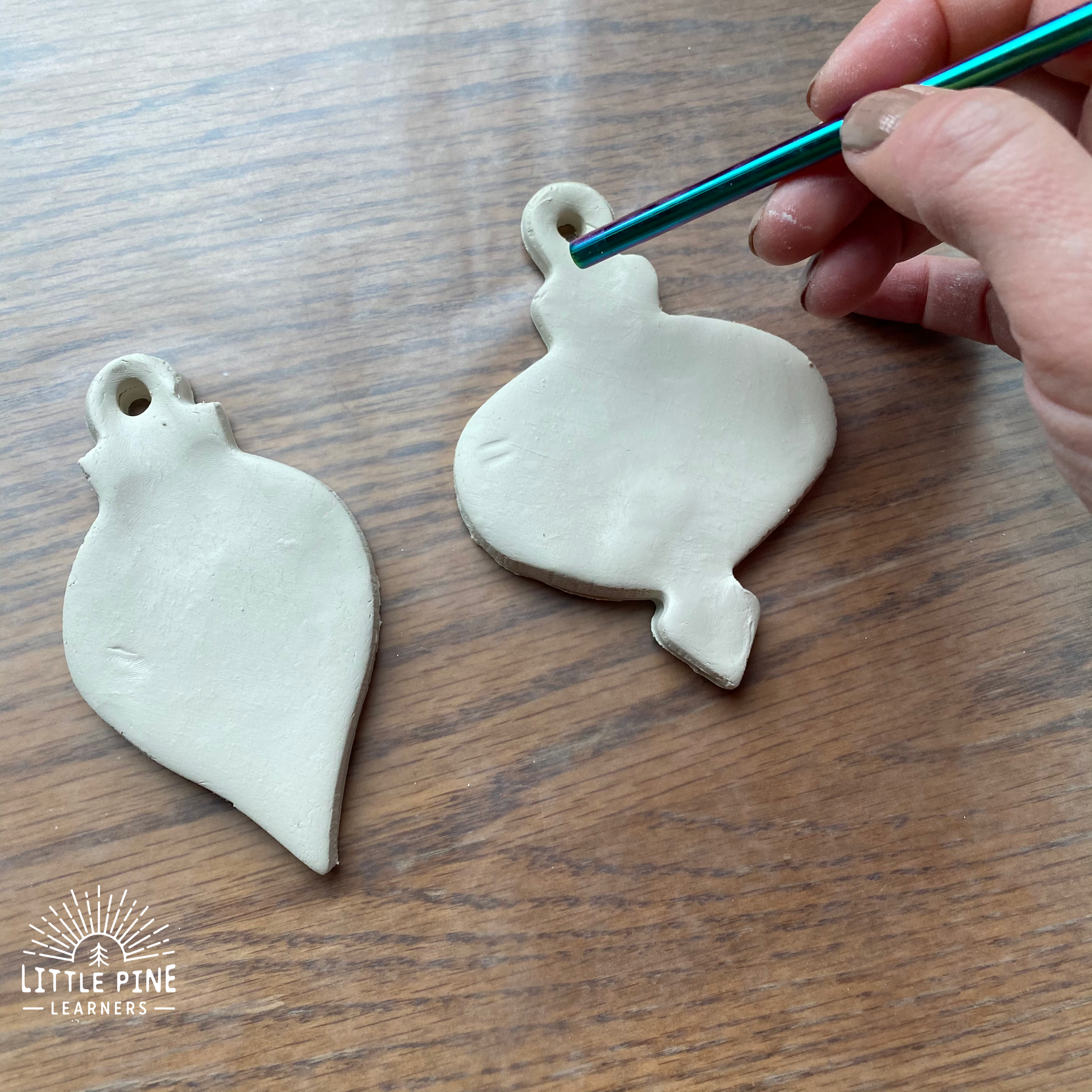 Beautiful Air Dry Clay Holiday Decoration