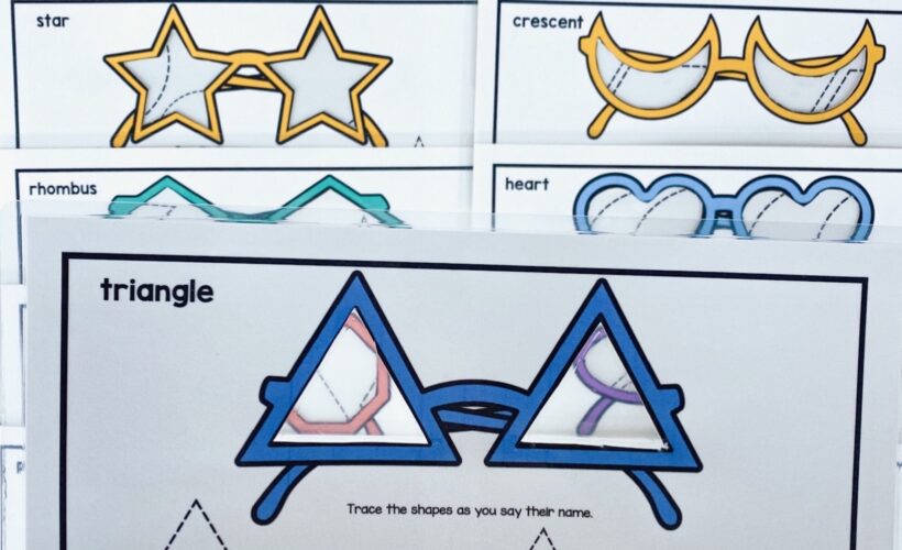triangle shape printable for kids