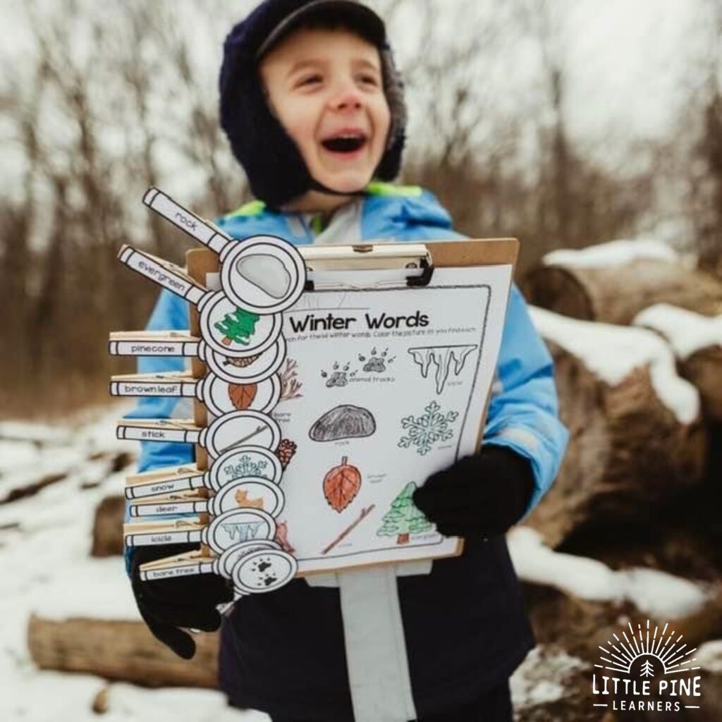 Outdoor Scavenger Hunt Ideas for Kids • Little Pine Learners