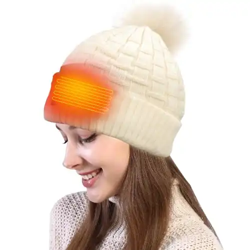 Heated Hat with Rechargeable Battery- 3 Heating Levels