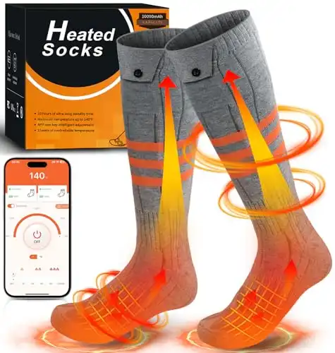 Rechargeable Heated Socks for Men and Women- Washable